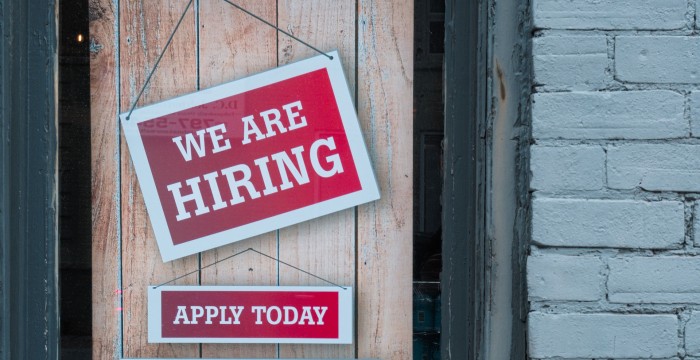 hiring sign