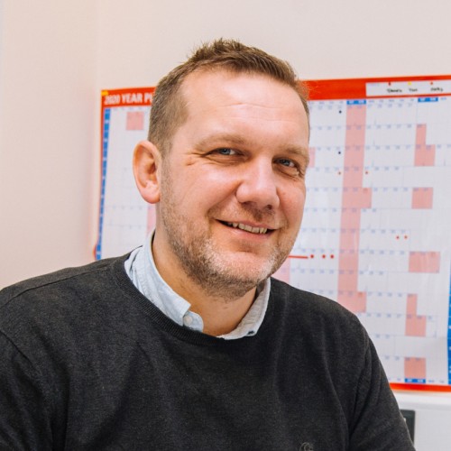 portrait of James Hutchins (EEDS) looking at camera